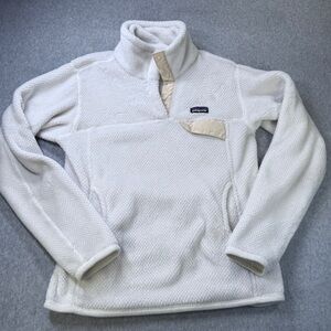 Patagonia‎ Women's Small Polartec Thermal Pro Fleece Pullover White